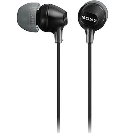 Zoom Sony MDR-EX15LP Earphones Earbuds , Black