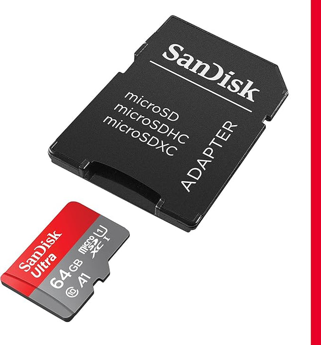 SanDisk Micro SD 64 Gb W Adopter
