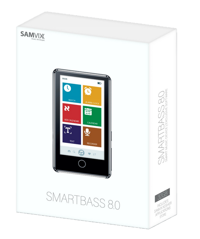 SAMVIX SMARTBASS 8.0 -  MP3 PLAYER - 32GB