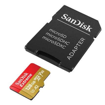 SanDisk 128GB Ultra microSDHC UHS-I Memory Card (2x32GB) with Adapter - SDSQUA4-032G-GN6MT