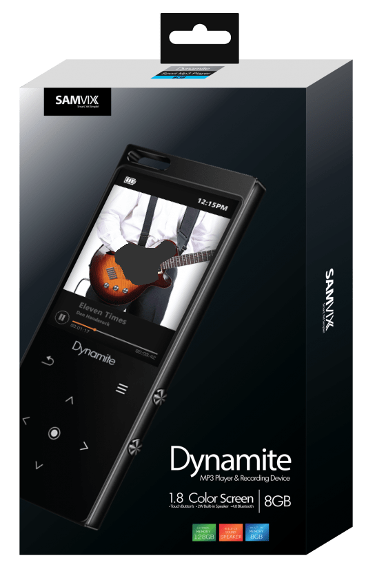 SAMVIX DYNAMITE 8GB Sport MP3 Player