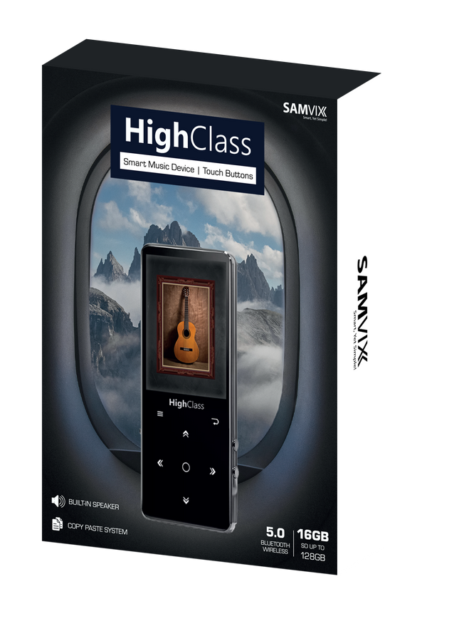 SAMVIX HIGHCLASS  MP3 PLAYER - 16GB