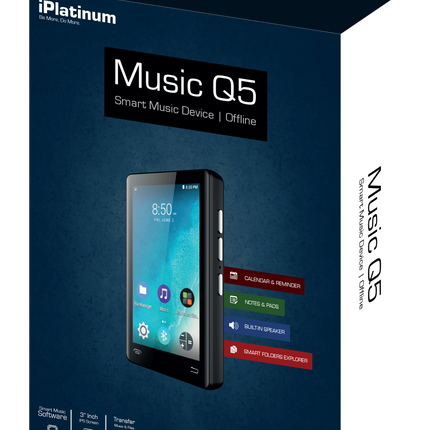 IPLANTINUM MUSIC Q5  MP3 PLAYER - 32GB